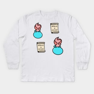 Spells and Potions Kids Long Sleeve T-Shirt